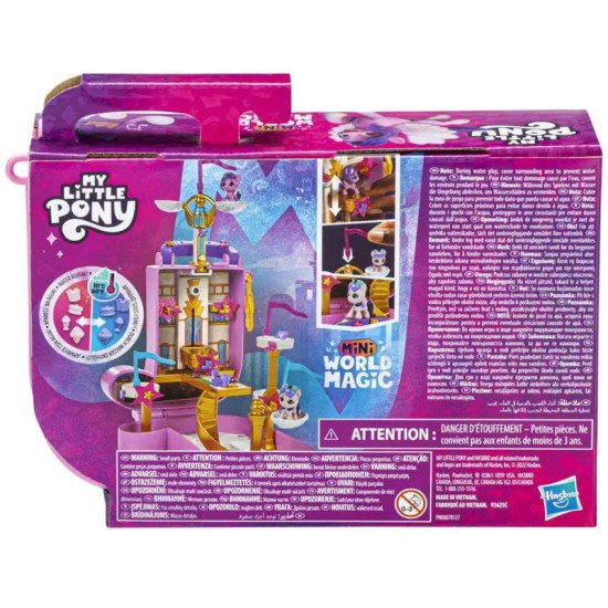 My Little Pony Mini World Magic Compact Creation Zephyr Heights Toy - Portable Playset, Pipp Petals Pony, Kids Ages 5+