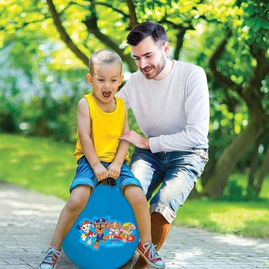 Paw Patrol Space Hopper, Manual Pump Included, Secure and Durable Plastic.