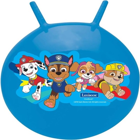 Paw Patrol Space Hopper, Manual Pump Included, Secure and Durable Plastic.