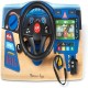 Vroom & Zoom Interactive Wooden Dashboard Steering Wheel Pretend Play Driving Toy