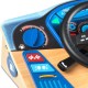 Vroom & Zoom Interactive Wooden Dashboard Steering Wheel Pretend Play Driving Toy