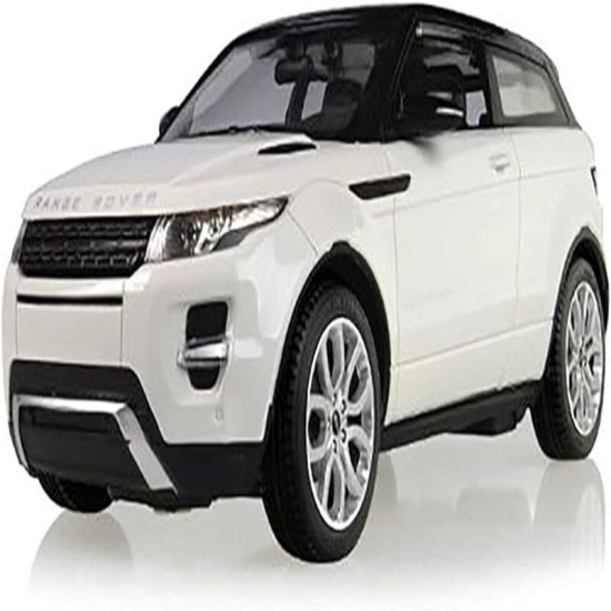 RASTAR Authorized 1:14 Land Rover Range Rover Evoque RC Toy Car with LED Lights (White)