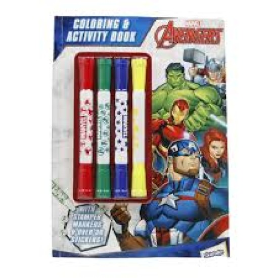 AVENGER STAMPER MARKER ACTIVITY PAD