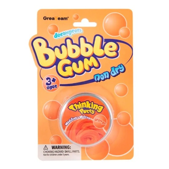 Greateam Bubble Gum Super Putty - 1pc-Assorted Colors