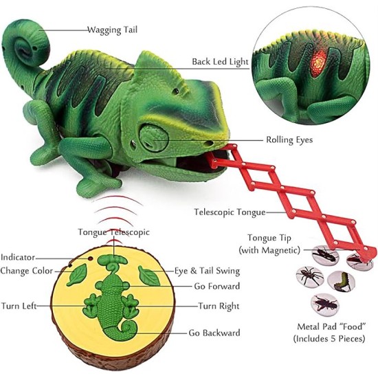 Remote Control Chameleon Animal Toys