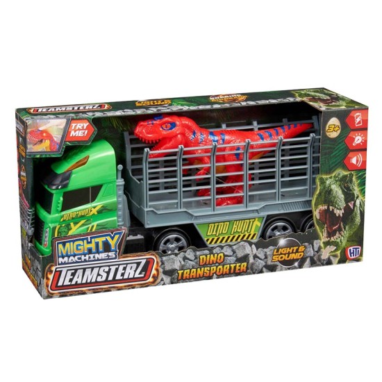 Teamsters Speedies Dinosaur Hunt Transport Truck with Lights and Sound