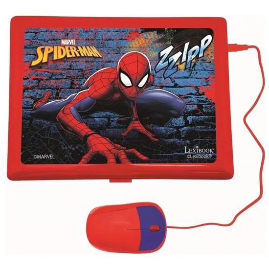 Lexibook Spider-Man Bilingual Educational Laptop Arabic And English