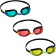 BESTWAY AQUA BURST ESSENTIAL 3-PACK GOGGLES (Contents:three pairs of goggles, 3 assorted colors) 