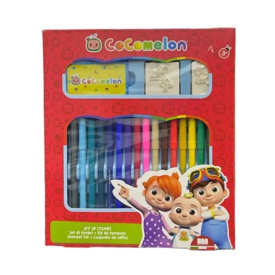 Multiprint Cocomelon 18 Felt-Tip Pens Coloring Set