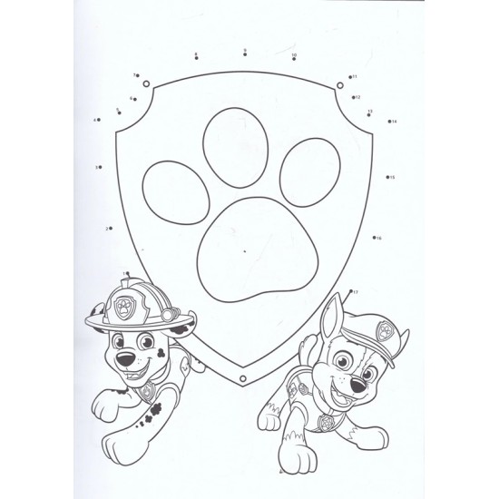 Nickelodeon PAW Patrol: Dot-to-Dot Book - Playtime Pups