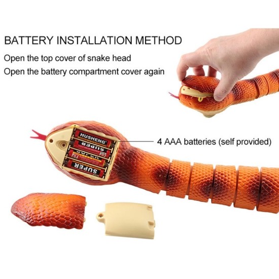 Infrared remote control electric anaconda simulator tough toy