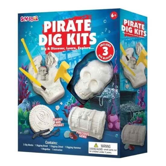 Sew Star Pirate Dig Kits