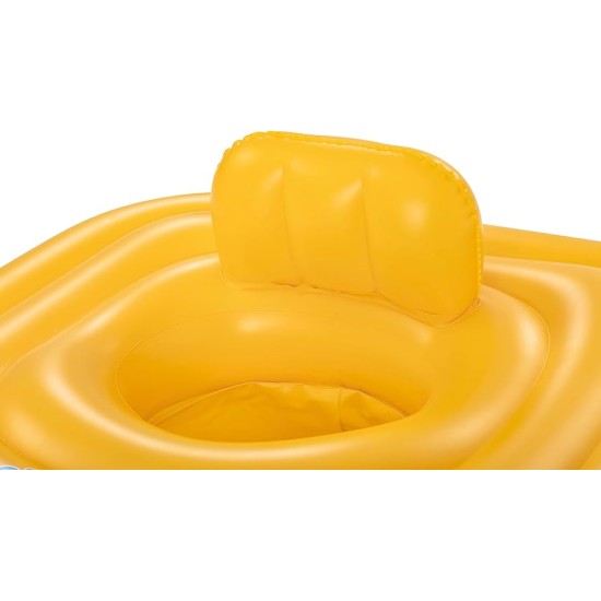 BESTWAY30" X 30"/76CM X 76CM WONDERSPLASH SQUARE 3-RING BABY BOAT (Contents: 1 baby seat.)