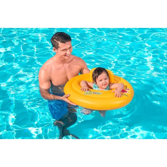 BESTWAYΦ27"/Φ69CM WONDERSPLASH ROUND 3-RING BABY BOAT (Contents: 1 baby seat.) 