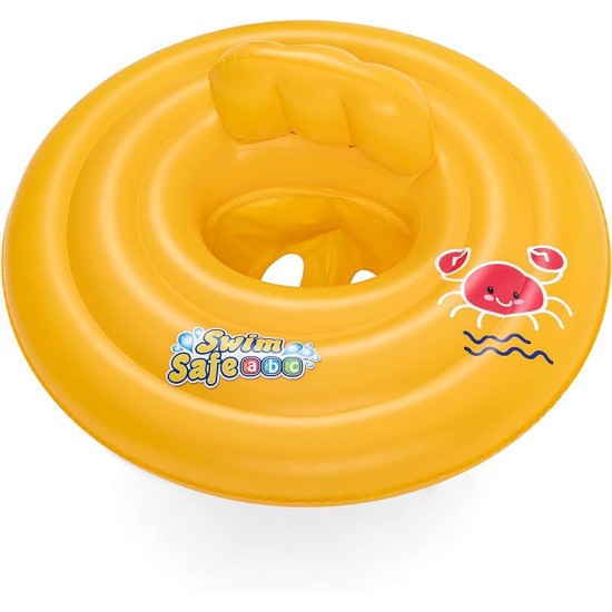 BESTWAYΦ27"/Φ69CM WONDERSPLASH ROUND 3-RING BABY BOAT (Contents: 1 baby seat.) 