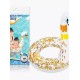 BESTWAY43" X 35"/1.09M X 89CM JUNGLE DREAM SPLIT SWIM TUBE (Contents: 1 swim tube, repair patch) 