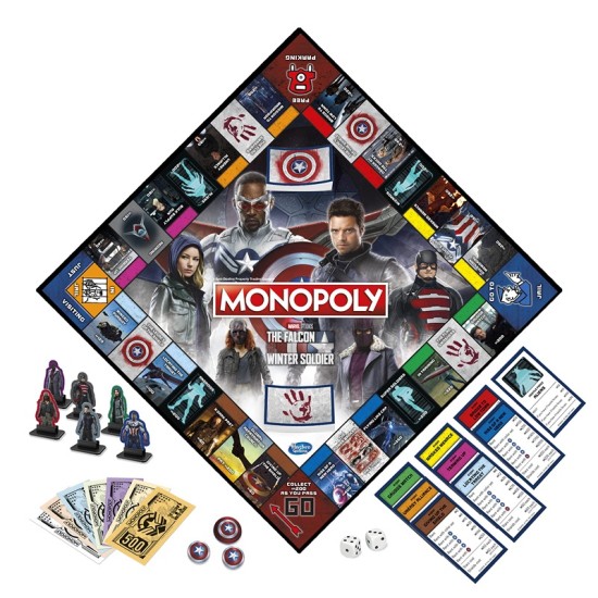 Monopoly Marvel Studios The Falcon And The Winter Soldier Edition