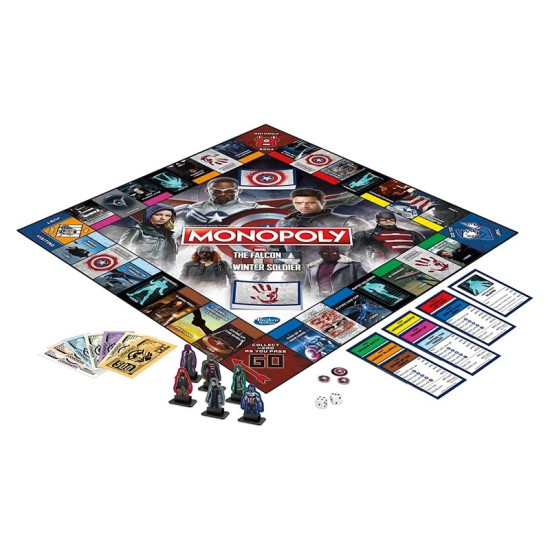 Monopoly Marvel Studios The Falcon And The Winter Soldier Edition