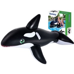 BESTWAY6'8" X 40"/2.03M X 1.02M JUMBO WHALE RIDE-ON (Contents:1 ride-on, repair patch) BESTWAY6'8" X 40"/2.03M X 1.02M JUMBO WHALE RIDE-ON (Contents:1 ride-on, repair patch)