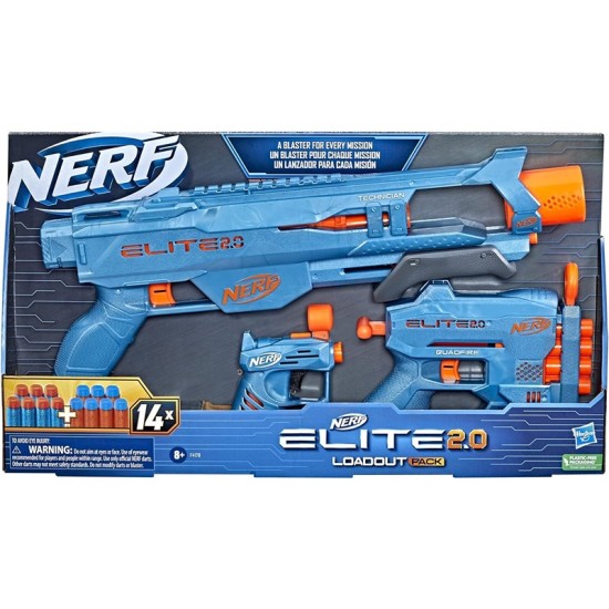 NERF- ELITE 2.0 LOADOUT PACK BLASTER