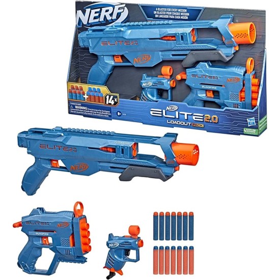 NERF- ELITE 2.0 LOADOUT PACK BLASTER