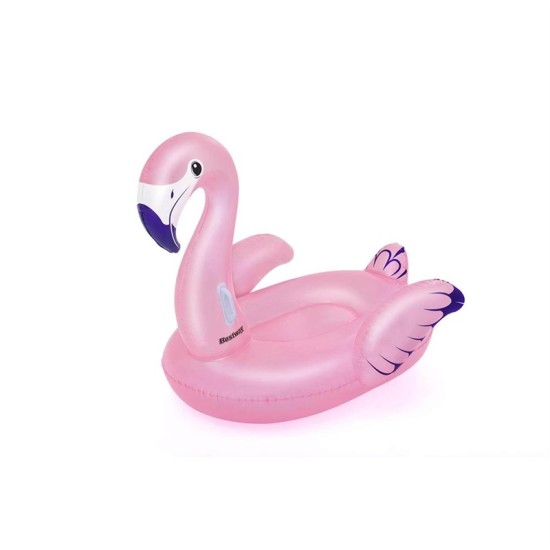 BESTWAY60" X 56"/1.53M X 1.43M LUXURY FLAMINGO (Contents:1 ride-on, repair patch)