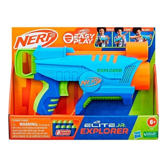 Nerf Elite Junior Explorer Easy-Play Foam Blaster