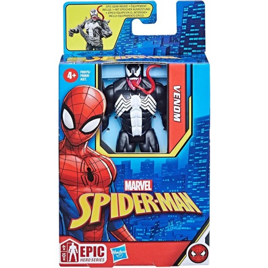 Marvel Epic Hero Series Venom, 4-Inch Action Figure with Accessory