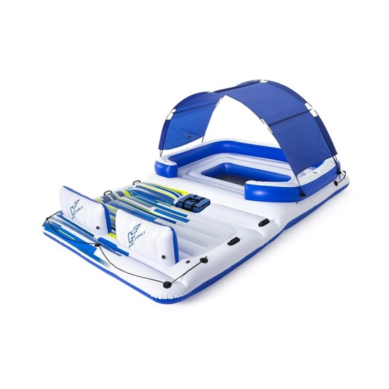 BESTWAY9'10" X 9'/3.00M X 2.75M SUNNY LOUNGE ISLAND (Contents:1 island, 1 sunshade, 1 anchor bag,repair patch)