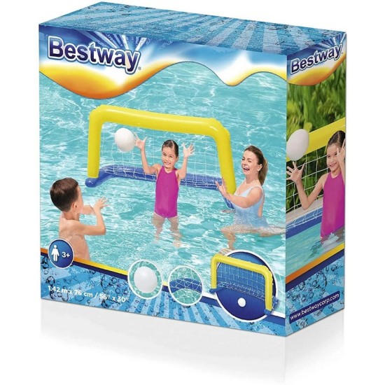 BESTWAY INFLATABLE SWIMMING POOL FLOATING WATER POLO PLAY SET GAME CENTER