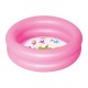 BESTWAYΦ24" X H6"/Φ61CM X H15CM ROUND 2-RING KIDDIE POOL (Contents:One pool, repair patch) 