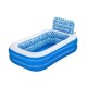 BESTWAY 7'6" X 60" X 38"/2.29M X 1.52M X 96CM WATERFALL OASIS SPRINKLER FAMILY POOL (1 pool,repair patch) 