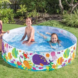 BESTWAYΦ48" X H10"/Φ1.22M X H25CM FILL 'N FUN SPARKING SEA POOL (Contents:1 pool, repair patch)  BESTWAYΦ48" X H10"/Φ1.22M X H25CM FILL 'N FUN SPARKING SEA POOL (Contents:1 pool, repair patch)