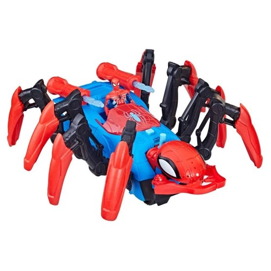 Marvel Spider-Man Crawl 'N Blast Spider with Action Figure, 2-In-1 Blast Feature