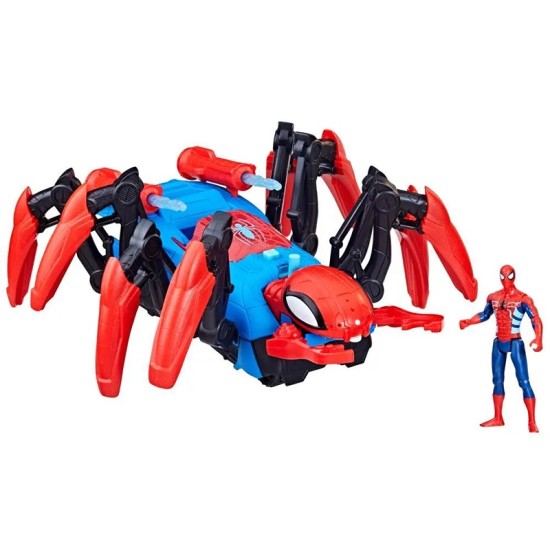 Marvel Spider-Man Crawl 'N Blast Spider with Action Figure, 2-In-1 Blast Feature