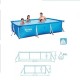 BESTWAY9'10" X 6'7" X 26"/3.00M X 2.01M X 66CM POOL (Contents:one pool)