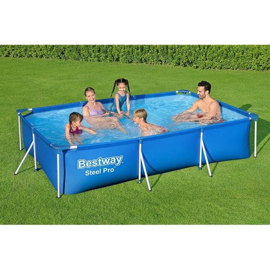 BESTWAY9'10" X 6'7" X 26"/3.00M X 2.01M X 66CM POOL SET (Contents:Pool, Filter Pump(220-240V), Compatible with Cartridge 58093(I)220-240V)