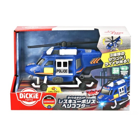 Dickie Police Rescue Helicopter Blue