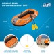 BESTWAY8'4" X 50" /2.55M X 1.27M TRECK X2 SET (Contents:1 boat,1 pair of oars,1 foot pump,repair patch)