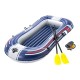 BESTWAY10'1" X 50"/3.07M X 1.26M TRECK X3 SET (Contents:1 boat,1 pair of oars,1 foot pump,repair patch)