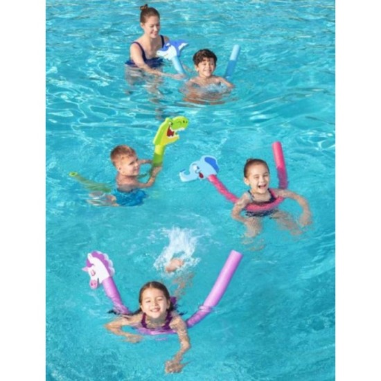 BESTWAYAQUA BONE ASSORTED CHARACTERS (Contents:one display box, assorted in 4 styles Characters Aqua Bone : Shark, T-rex, Unicorn and Elephant, total 24pcs/per display box) Age 6-12