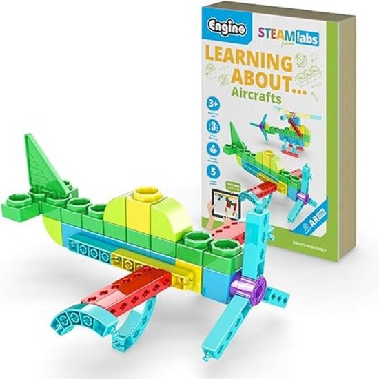 Engino - STEAM Labs Toy Book - Learning about Aircrafts