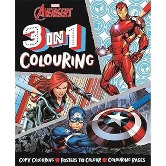 Marvel Avengers: 3 in 1 Colouring 