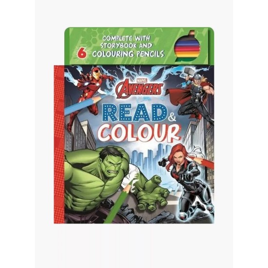 Avengers Read and Colour Activity Book