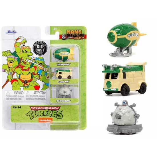 Turtles 3 Pack  Nano Cars