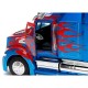 Jada Toys  Transformers T5 Optimus Prime Western Star 5700 Ex Phantom Die-cast Car with Opening Doors 1:24 Scale Blue/Red