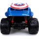 Jada Toys Marvel Avengers 1:14 Captain America Shield Attack RC Remote Control Car, Toys for Kids and Adults