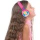 LEXIBOOK Disney Princess 2-in-1 Bluetooth Headphones for Kids - Stereo Wireless Wired, Kids Safe, Foldable, Adjustable