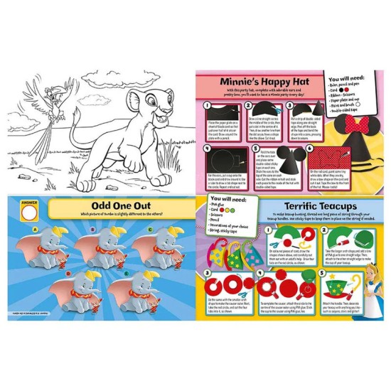 Disney: Activity Book & Craft Kit Paper Creations