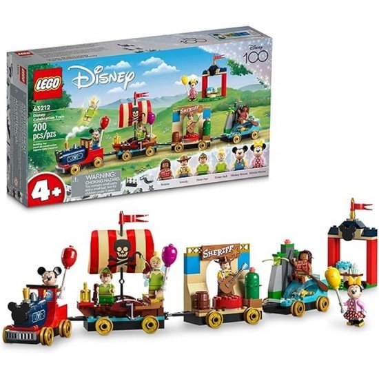 LEGO Disney 100 Celebration Train Building Toy